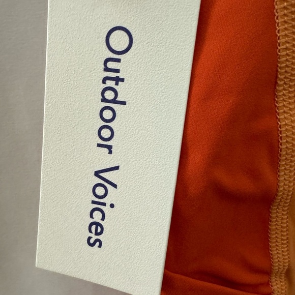 Outdoor Voices Sunstone 7/8 Leggings Paprika/Peach - Picture 4 of 7